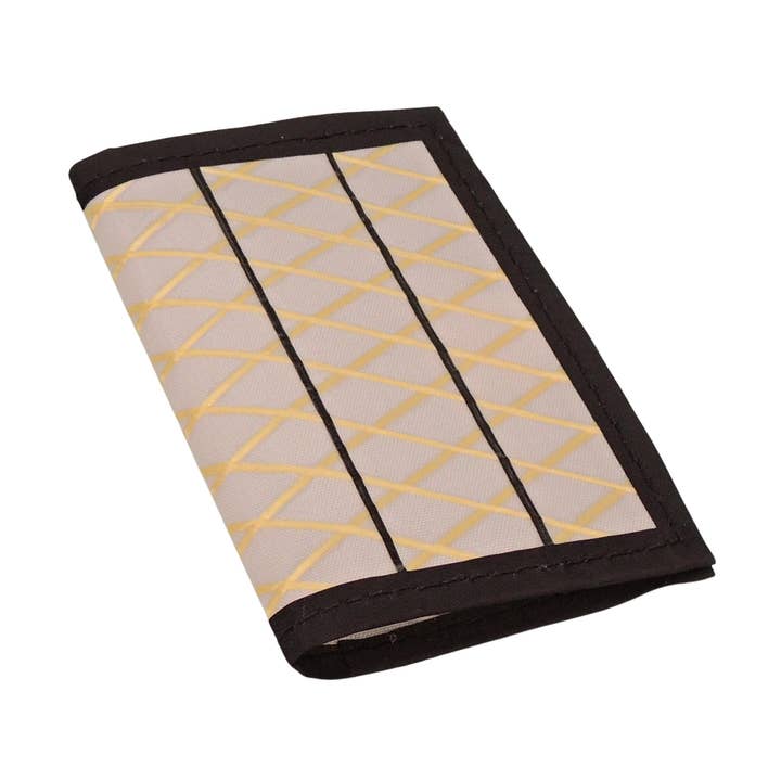 Business Card Holder, Laminate Sailcloth, Black Trim for wholesale by Mainland Canvas