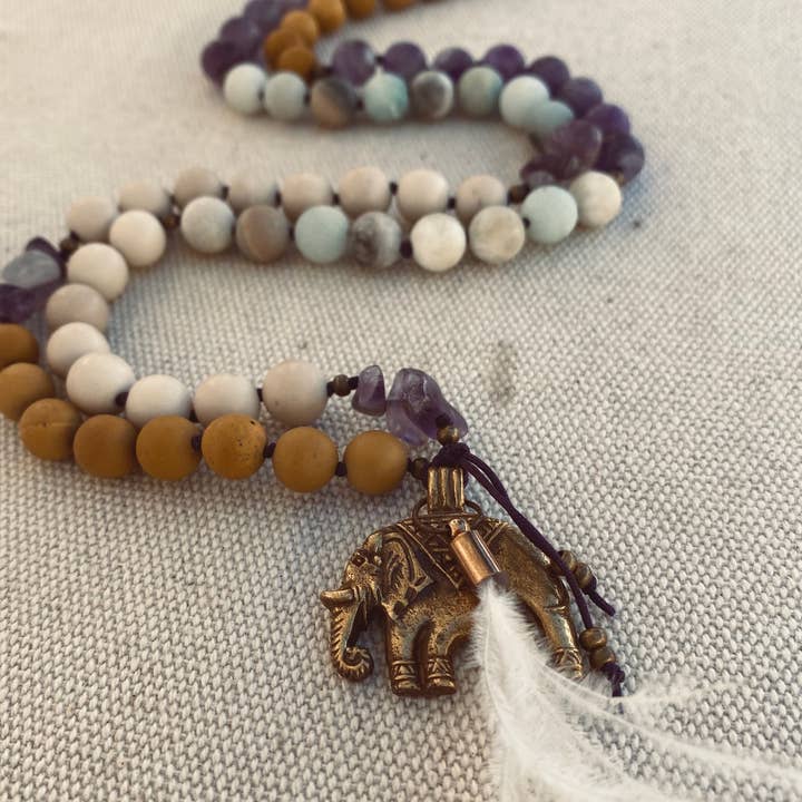 Arid Collective - Wholesale Prayer Beads Necklace - Traditional Japa Mala Necklace | Reiki Infused | Handmade3