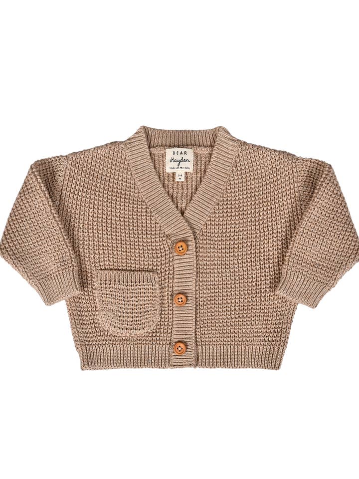 Wren Cardigan Sand Dollar for wholesale by Dear Hayden