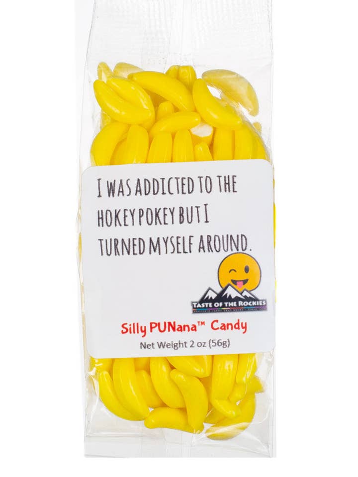 Silly PUNanas Candy – Hilarious Banana Puns & Fun Treats for wholesale by Taste Of The Rockies