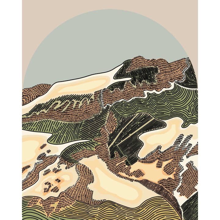 Etched Sage - Impression d'archives pour la vente par Lily McAlpin