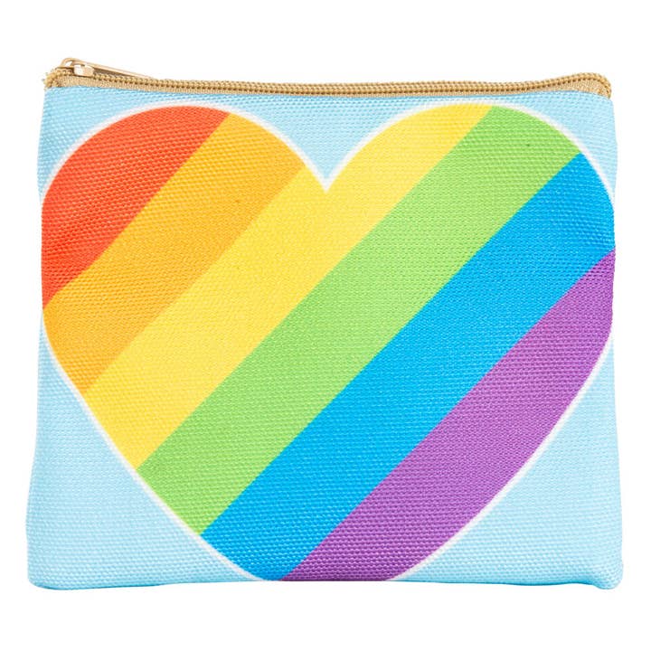 Rainbow Heart Coin Purse for wholesale by Benjamin International