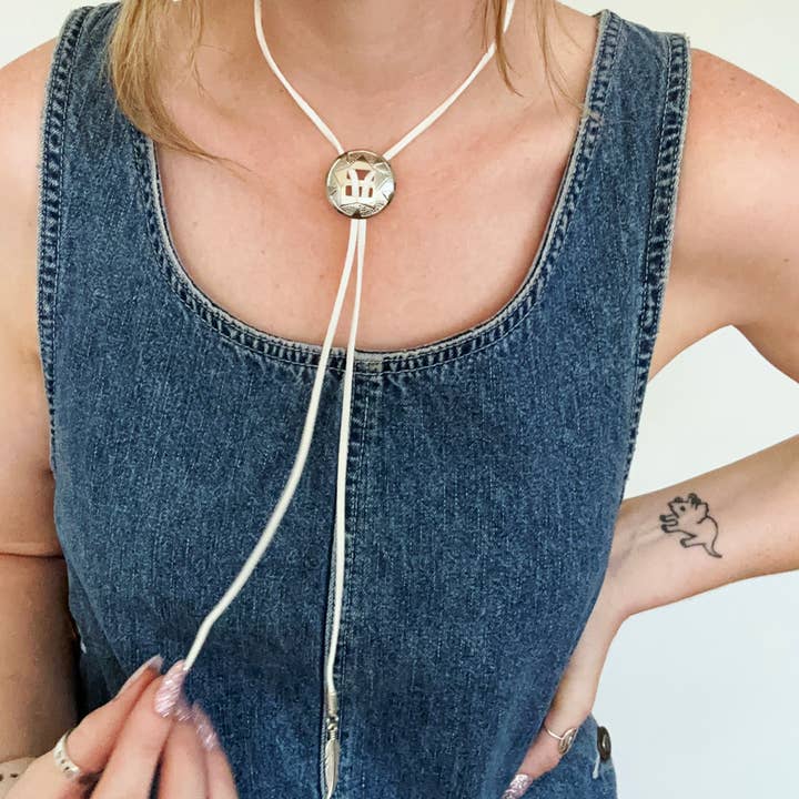 White Feather Lariat for wholesale by Mojave Mint