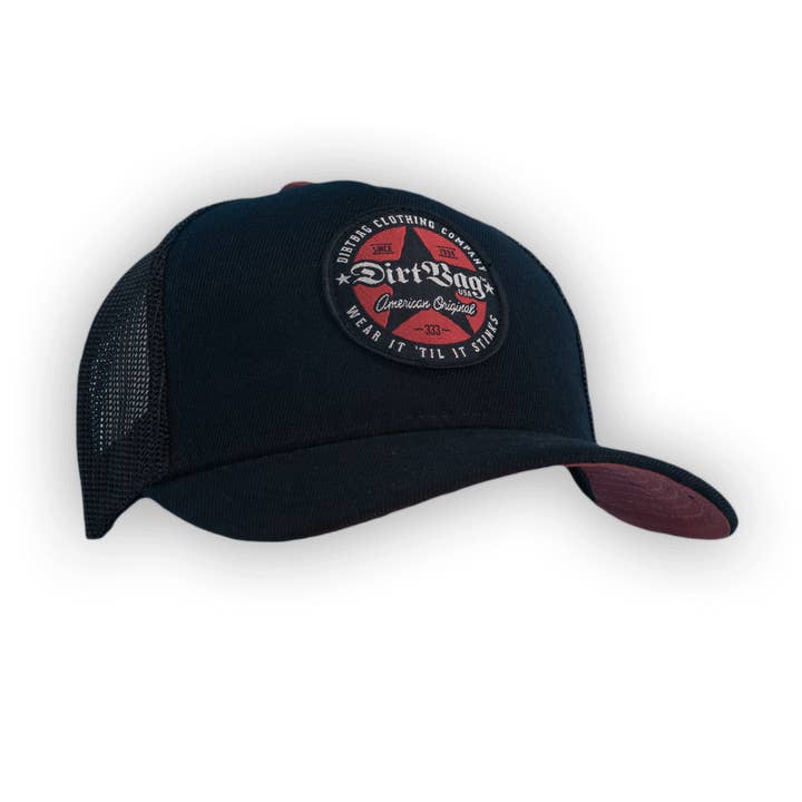 Cappellini Trucker con Visiera Curva Supporto Tour (TSP) - 10 Cappellini per la vendita all'ingrosso da parte di Dirtbag Clothing