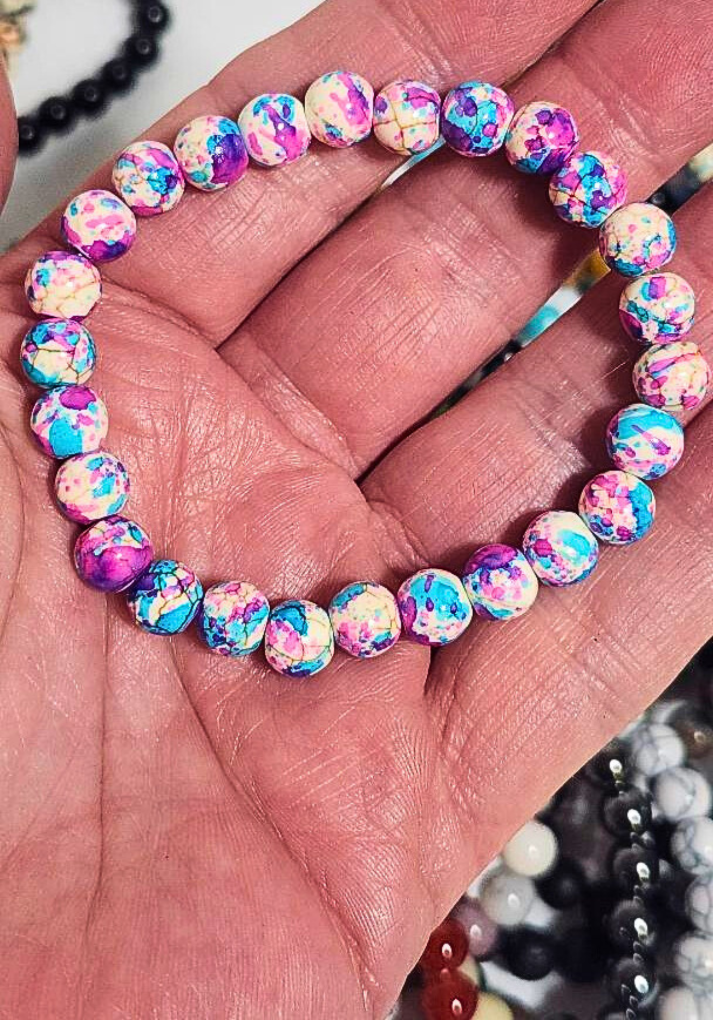 Paradise Island Gold and Silver - Wholesale Beaded Bracelet - BULK: Bracelet Confetti – Lot of 24 Beaded Bracelets (Mixed)12