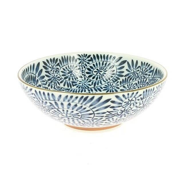 Grande tigela de cerâmica com design estilizado de polvo por atacado de Maison jiki