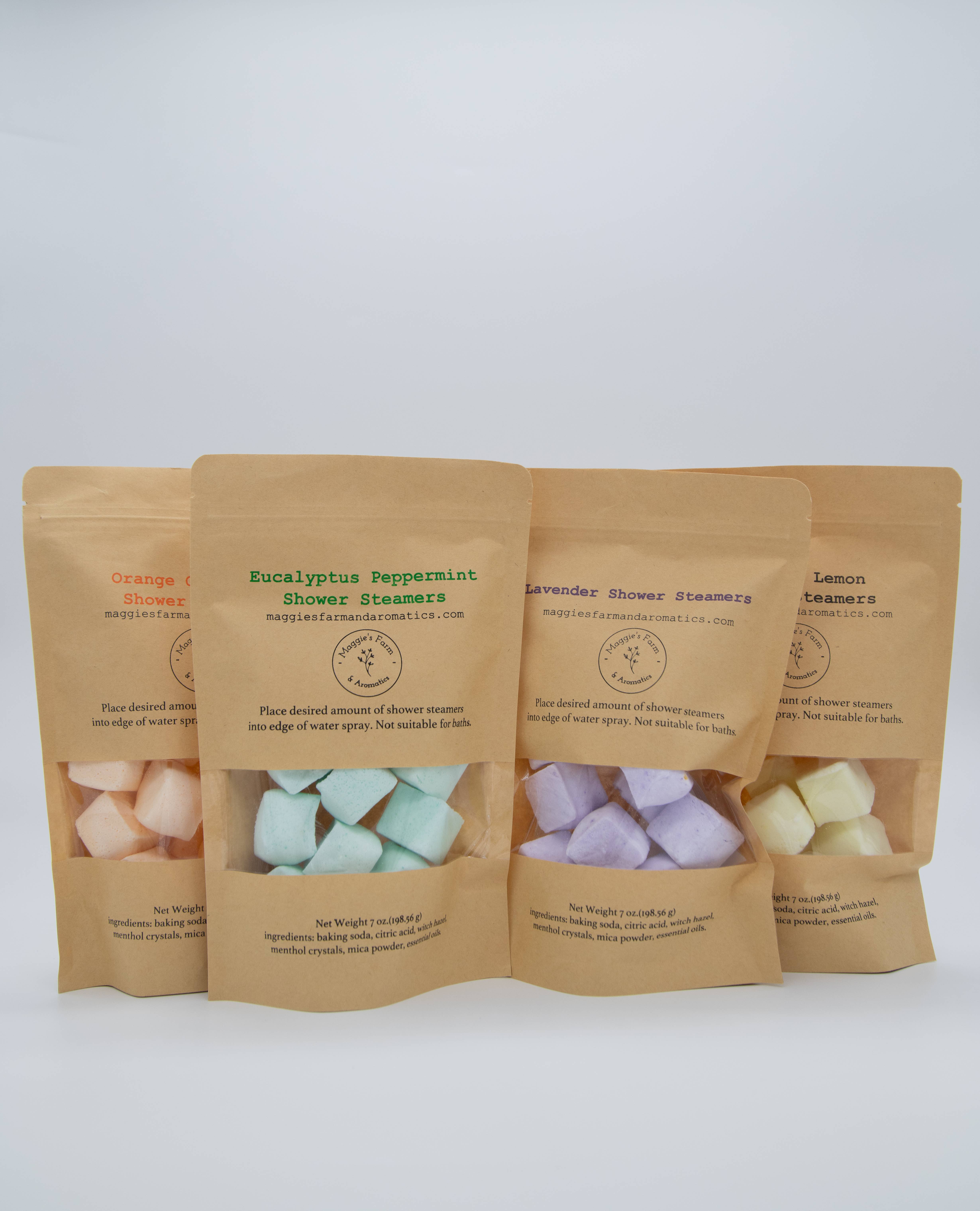 Maggie's Farm & Aromatics - Wholesale Shower Steamer/Bomb - Shower Steamers/ Natural Shower Steamers/ Shower Bombs4