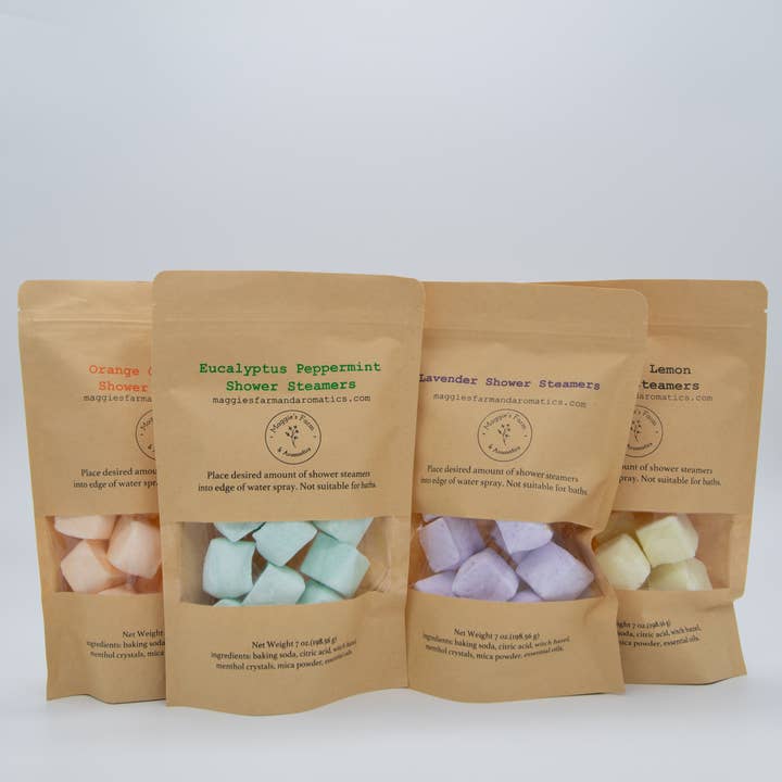 Maggie's Farm & Aromatics - Wholesale Shower Steamer/Bomb - Shower Steamers/ Natural Shower Steamers/ Shower Bombs4
