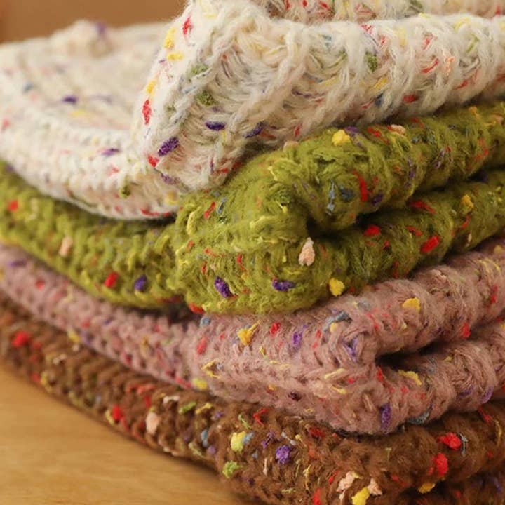 Funkyrel® Atzbranding Limited – wholesale Beanie – Women's – Haila - Knitted Splash Beanie Hat4