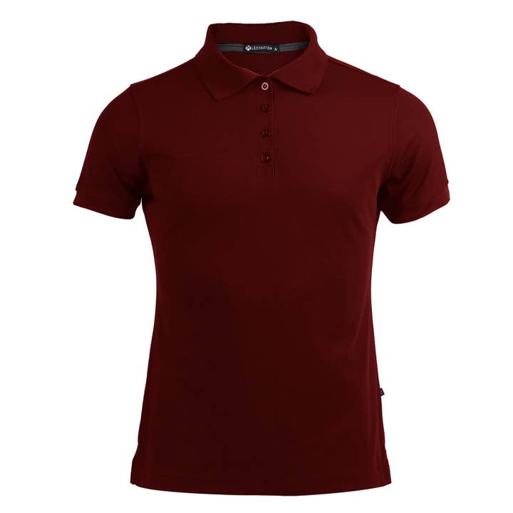 LeeHanTon - Wholesale Polo - Women's - Ladies' Solid Pique Sport Polo Shirt