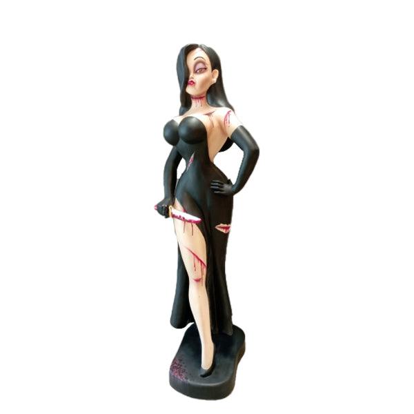 LM Treasures - Wholesale Decorative Figurine - Scary Jessica in Black Life Size Statue0