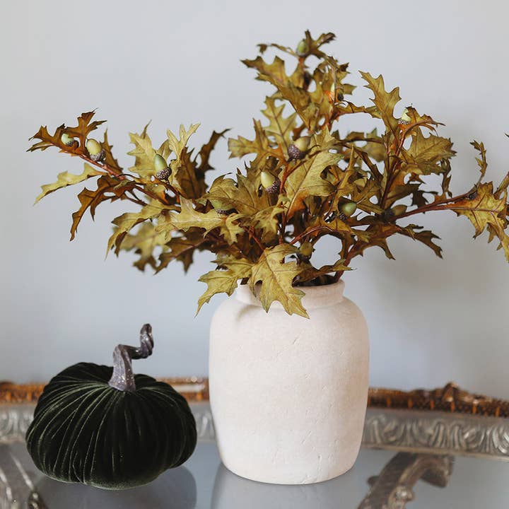 Prestige Botanicals - Wholesale Artificial Plant - Artificial Oak Leaves with Acorns 28"