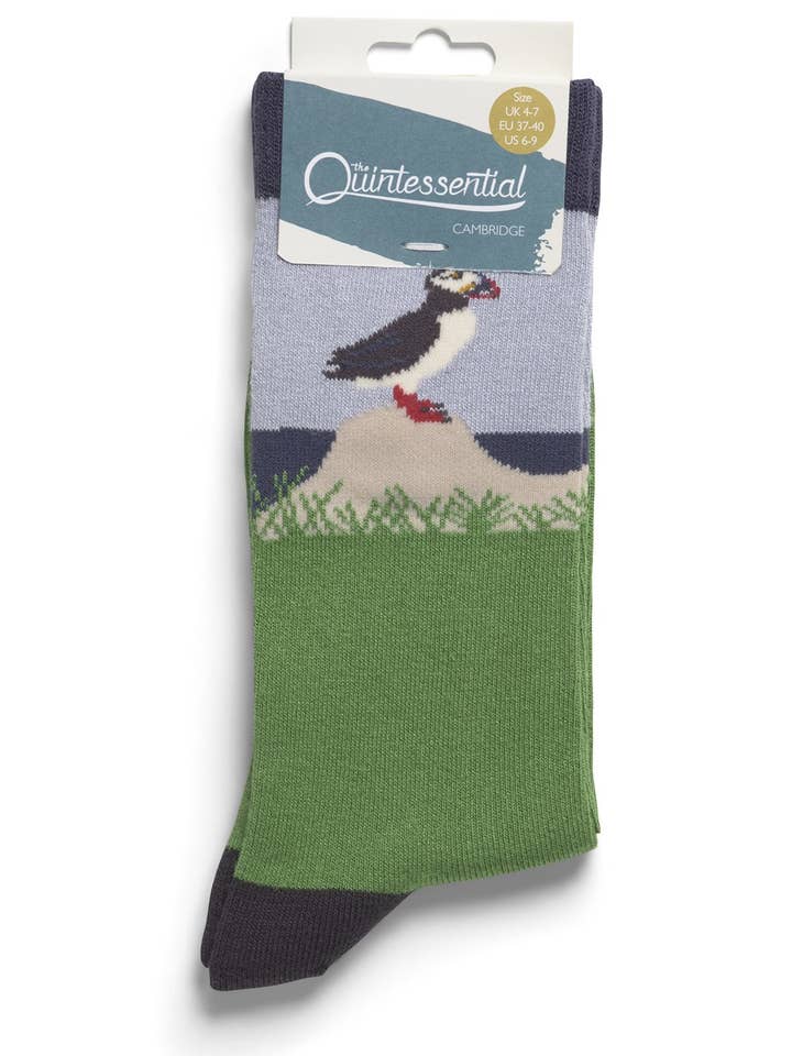 Womens Socks - Puffin for wholesale by Quintessential