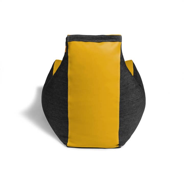 LuvU - Wholesale Chair - Jaxx Pixel Gamer Bean Bag Chair, Premium Vinyl / Dark Denim67