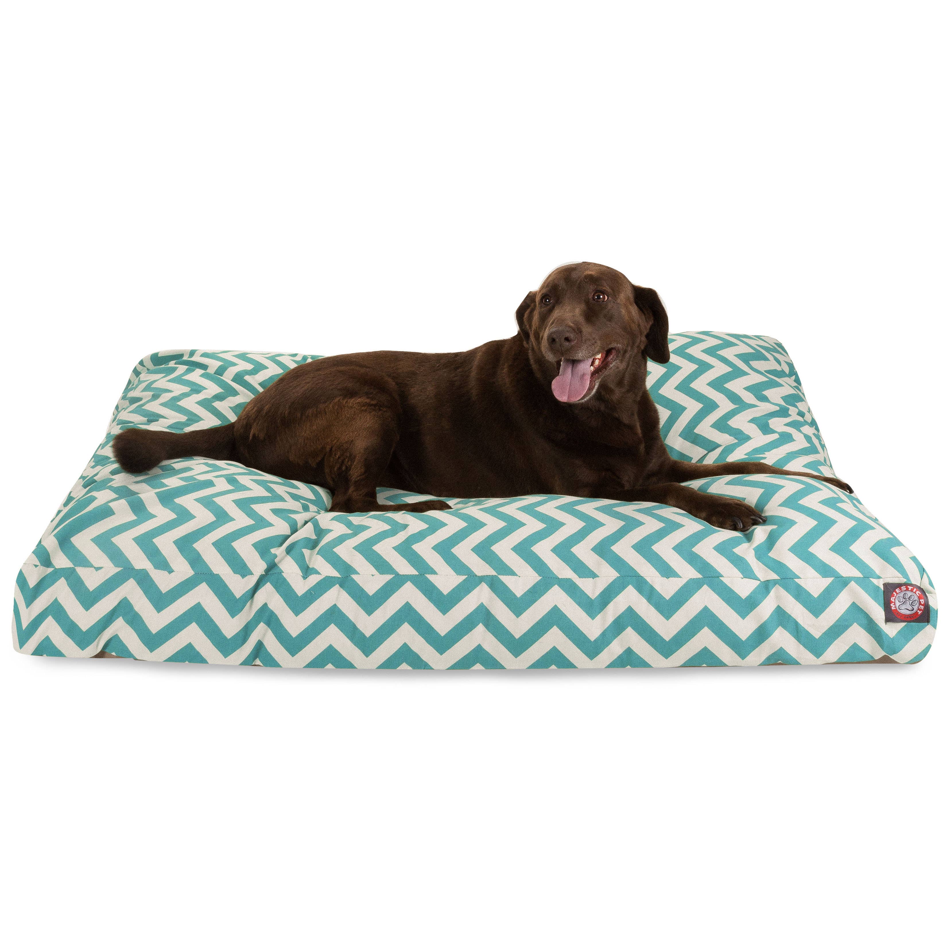 Majestic Pet Products – cama - Cão por atacado – Cama retangular para cães Chevron75