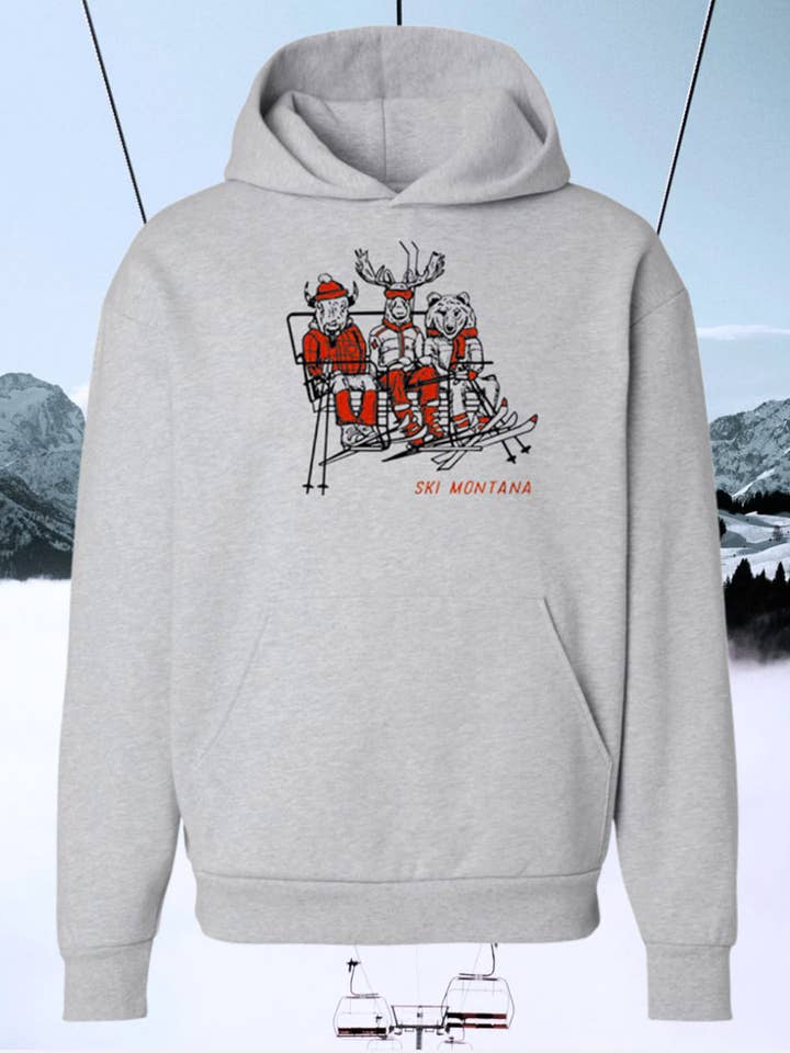 Sudadera con capucha Ski Lift Crew Mainstreet para venta al por mayor de Intrigue Ink