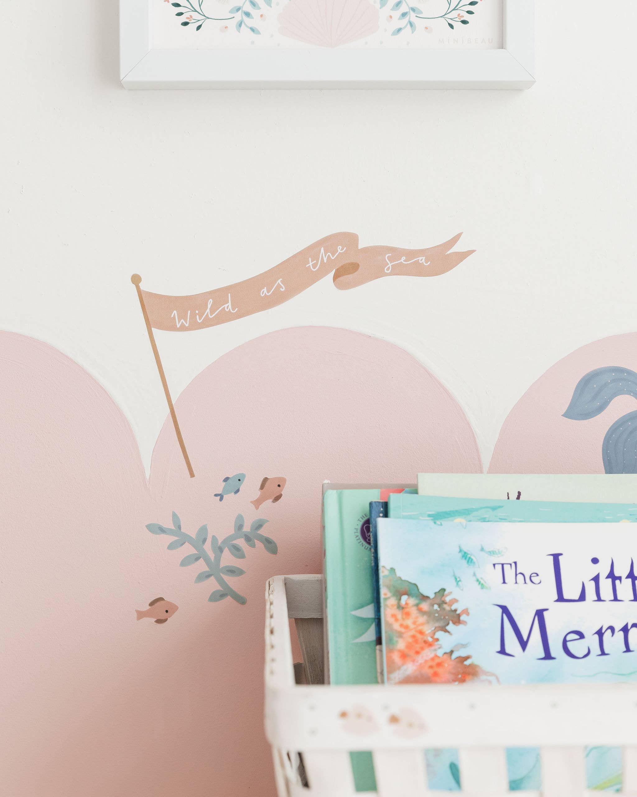 Minibeau – Großhandel Wandtattoo/-sticker – Meerjungfrau-Wandsticker | Unterwasser-Wandsticker4