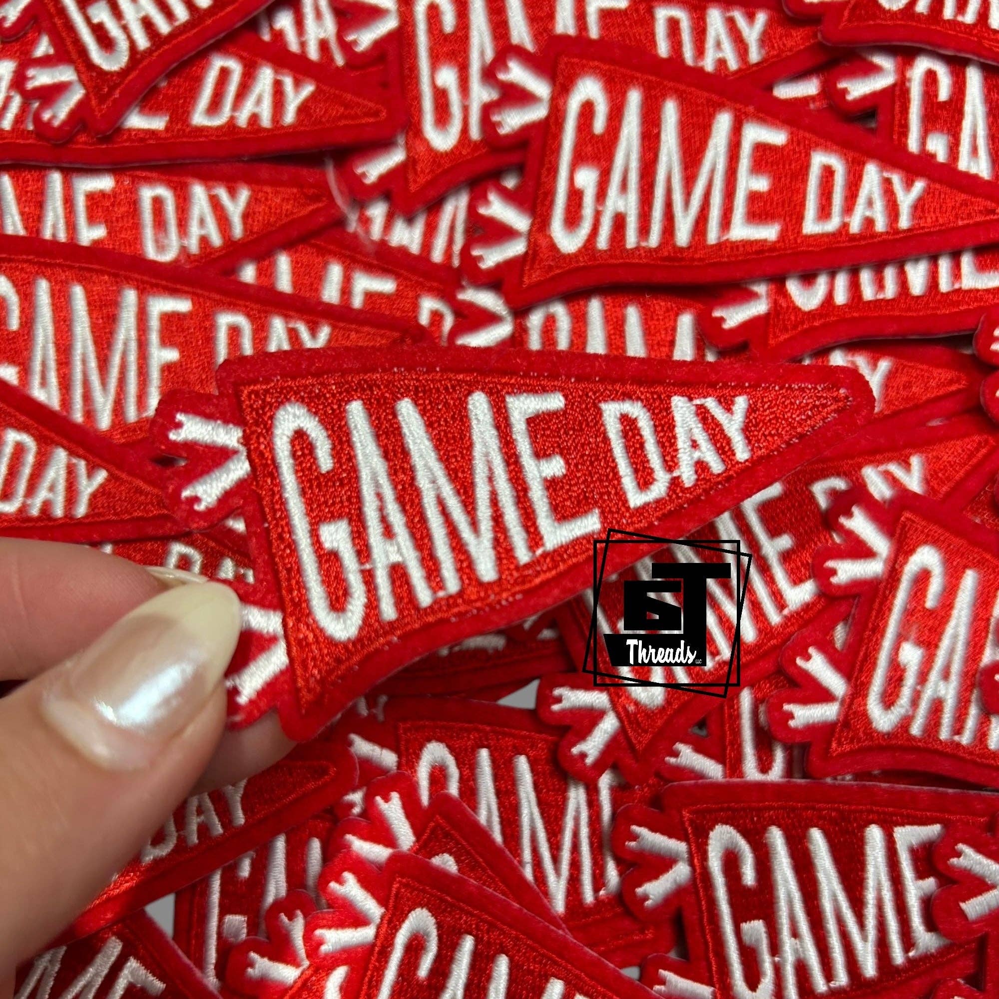6j Threads LLC - Wholesale Patch - Game Day Pennants....Cap Patches0