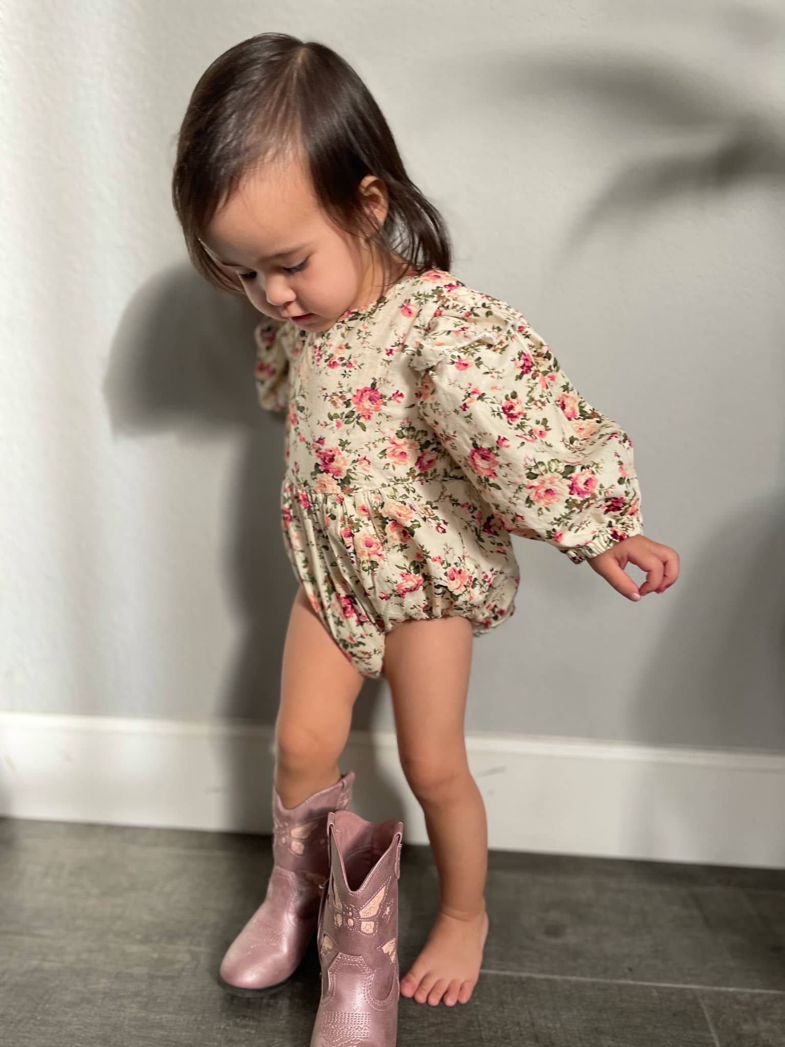 The New Class - Wholesale Bodysuit (Non-Footed) - Baby - Featherington Puff Sleeve Romper1