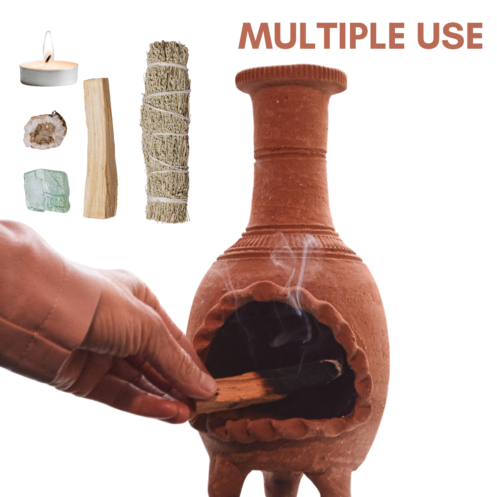 Doña Cata Art - Wholesale Incense Holder - Mini chimney for incense chimenea miniatura para incienso3