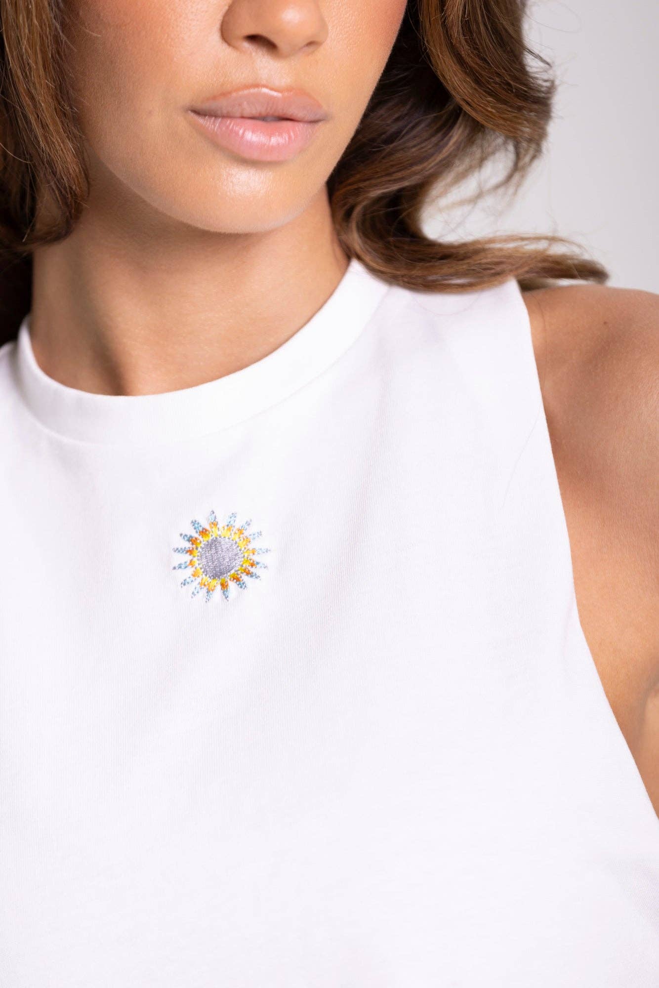 White Crop top Deb for wholesale on Faire2