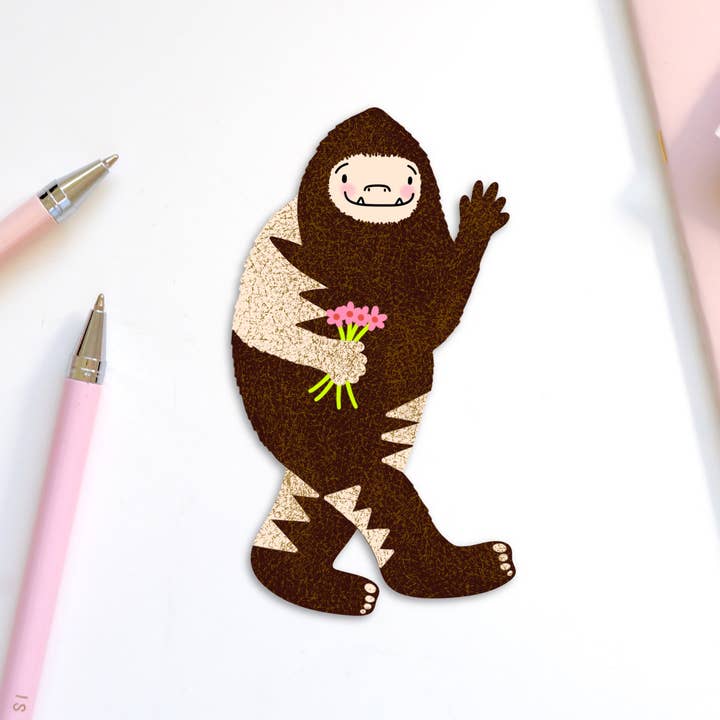 Big Foot Lives! Sticker for wholesale by inkpaperfable