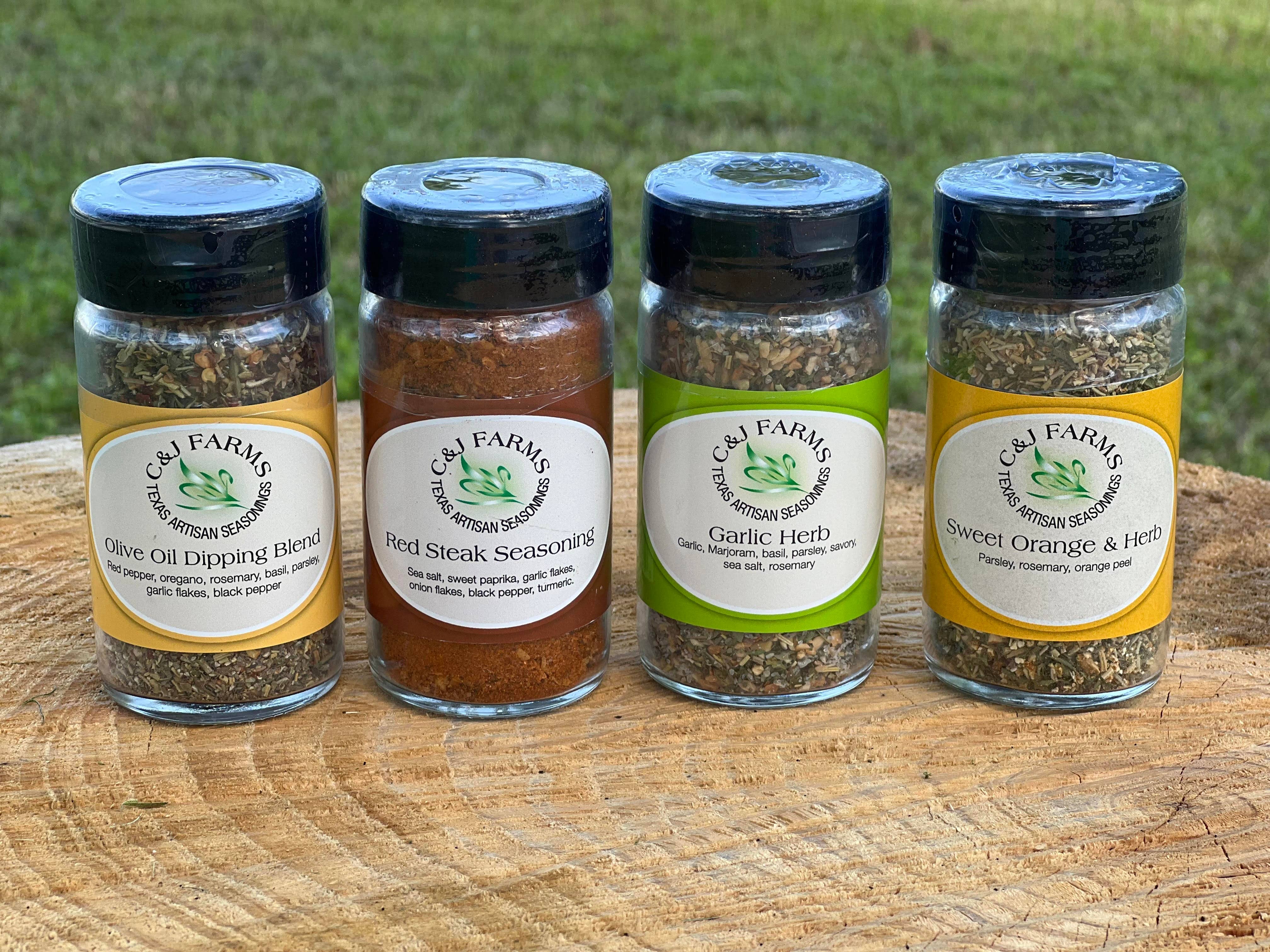 C & J Farms - Wholesale Dried Spice Mix - Seasonings Sampler1