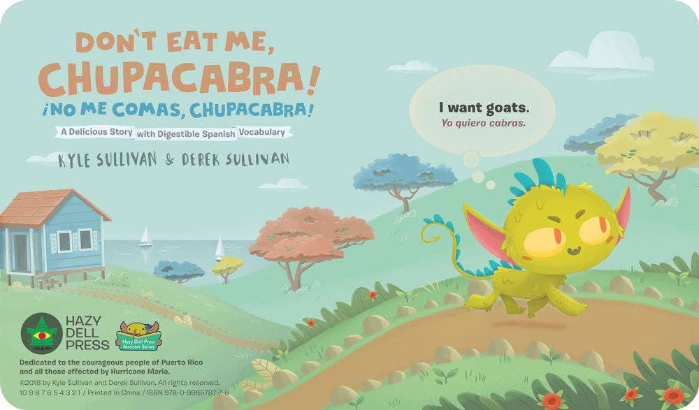 Hazy Dell Press - Wholesale Early Reader Book (6-8) - Don't Eat Me, Chupacabra! / ¡No Me Comas, Chupacabra! 1