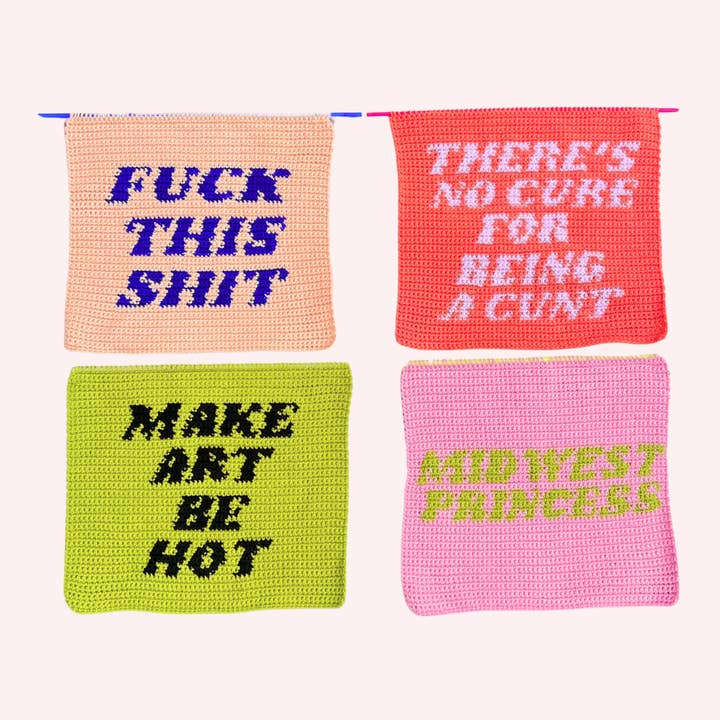 Häkelgobelin für den Großhandel von All The Rage