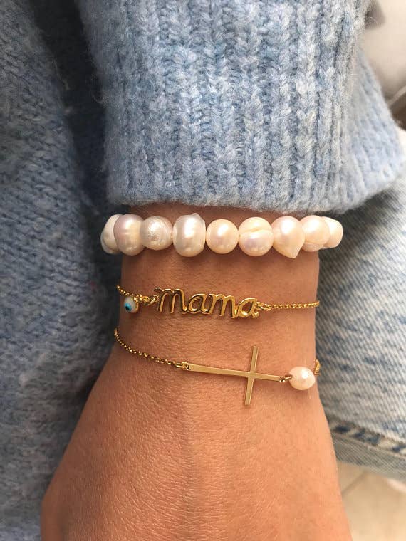 Christina Christi – Engroshandel Smykkesæt – Mor - Cross - Perler Armbånd4