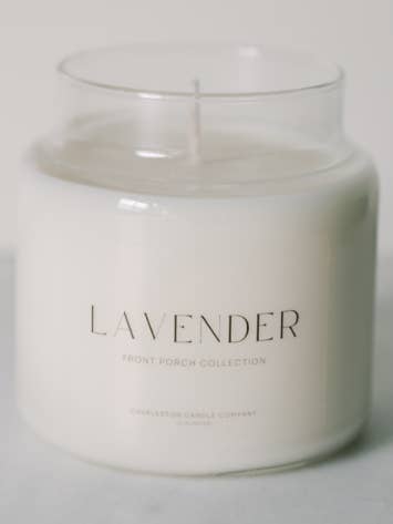 Lavender Soy Candle | Front Porch Collection for wholesale by Charleston Candle Co.