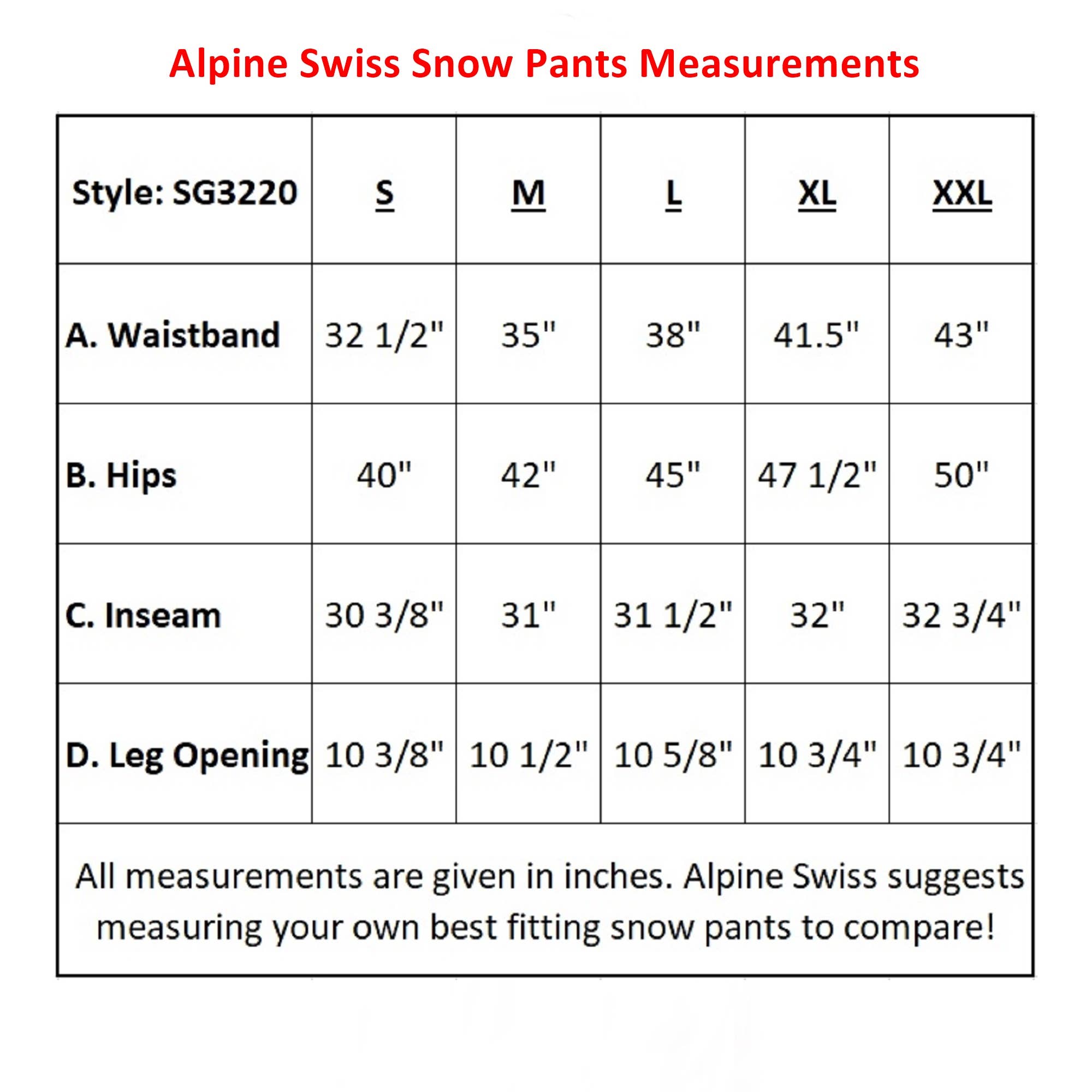 Alpine Swiss - Vente Pantalon – homme - Pantalon de snowboard imperméable pour hommes isolé hiver neige4