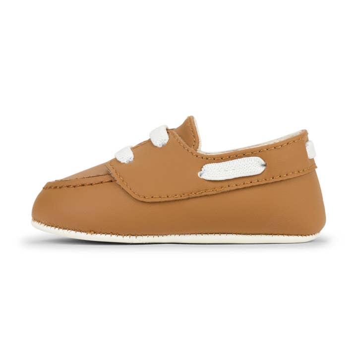 JuJuBe - Wholesale Shoe Accessories - Kids & Baby - Eco Steps - Boat Shoe Brulee Brown3