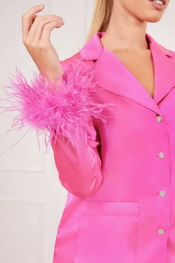 Feather Snap – wholesale Cuff bracelet – Feathersnap® JUMBO Ostrich Feather Cuff Bracelet Pair2