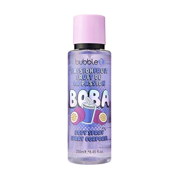 Passionfruit Boba Body Spray (250ml) for wholesale by Bubble T Cosmetics
