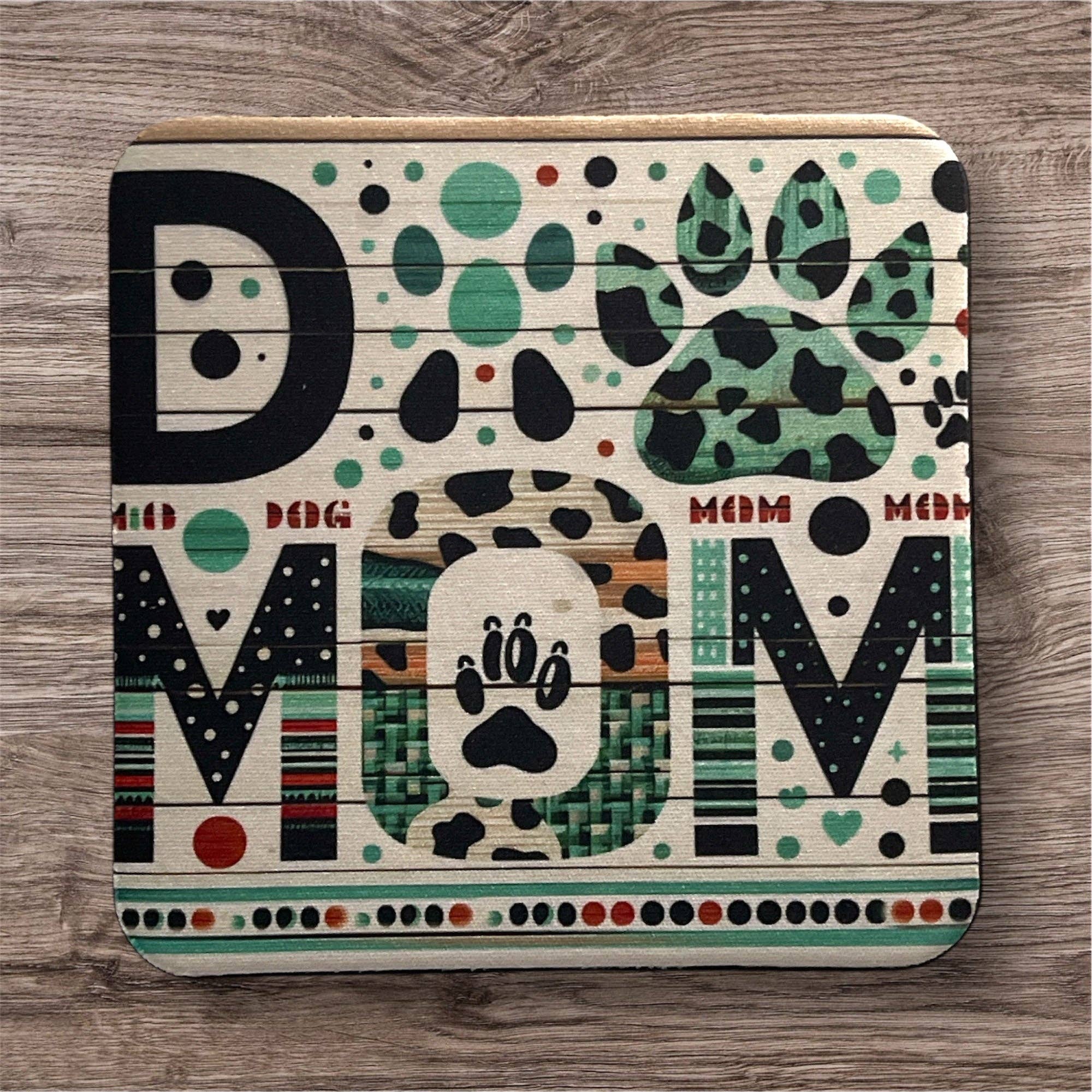 Corksee - Vente Sous-verre - Maman Chien | Ensemble de Sous-verres1