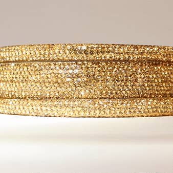 PurseN (new) - Wholesale Bangle Bracelet - Sundar Bangles • Bollywood Gold Crystal1