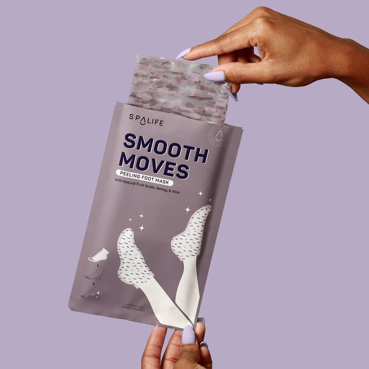 My Spa Life - Wholesale Foot Mask - Smooth Moves Peeling Foot Mask with Natural Fruit Acids