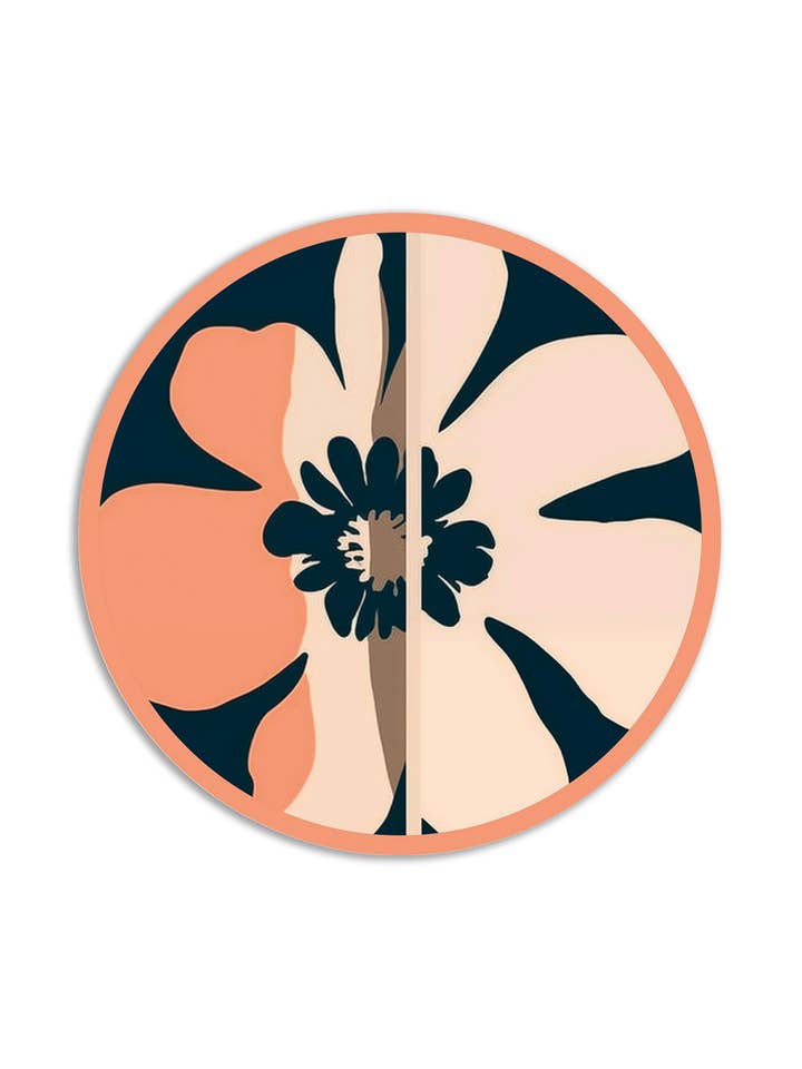 Tovaglietta redonda Pop Bloom- 3 por atacado de Emily Evans