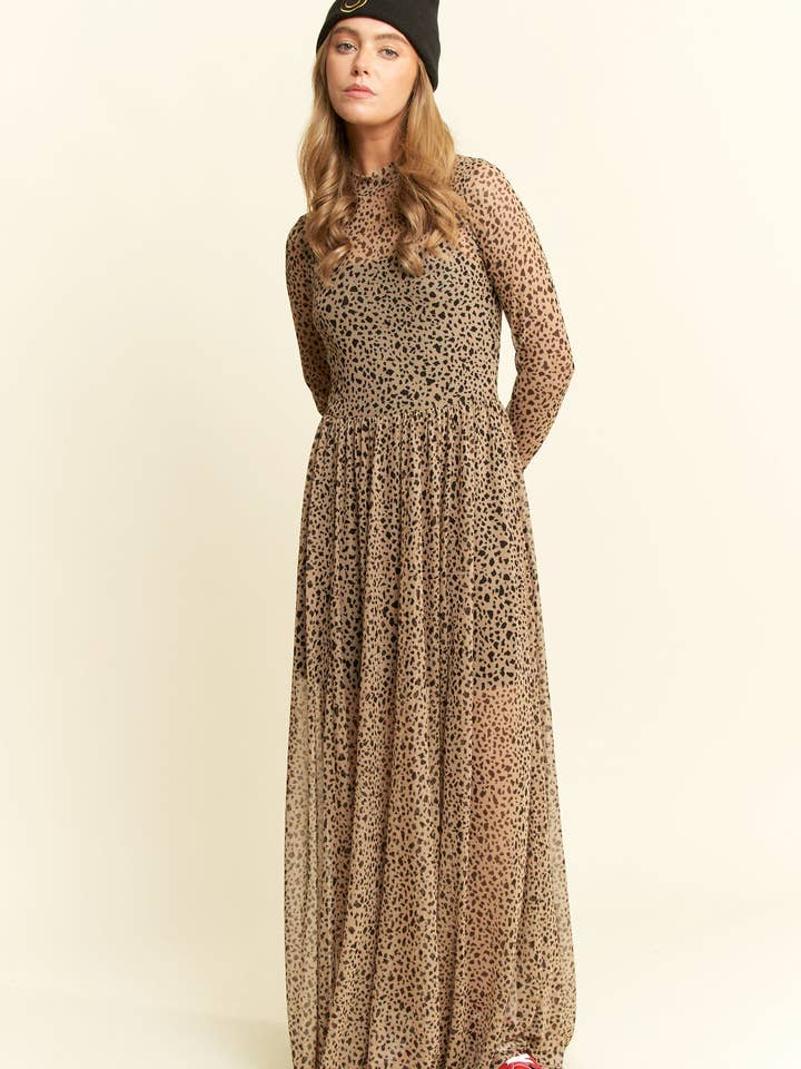 JADE BY JANE - Wholesale Dress - Women's - PLUS SIZE ANIMAL PRINT MESH MAXI DRESS7