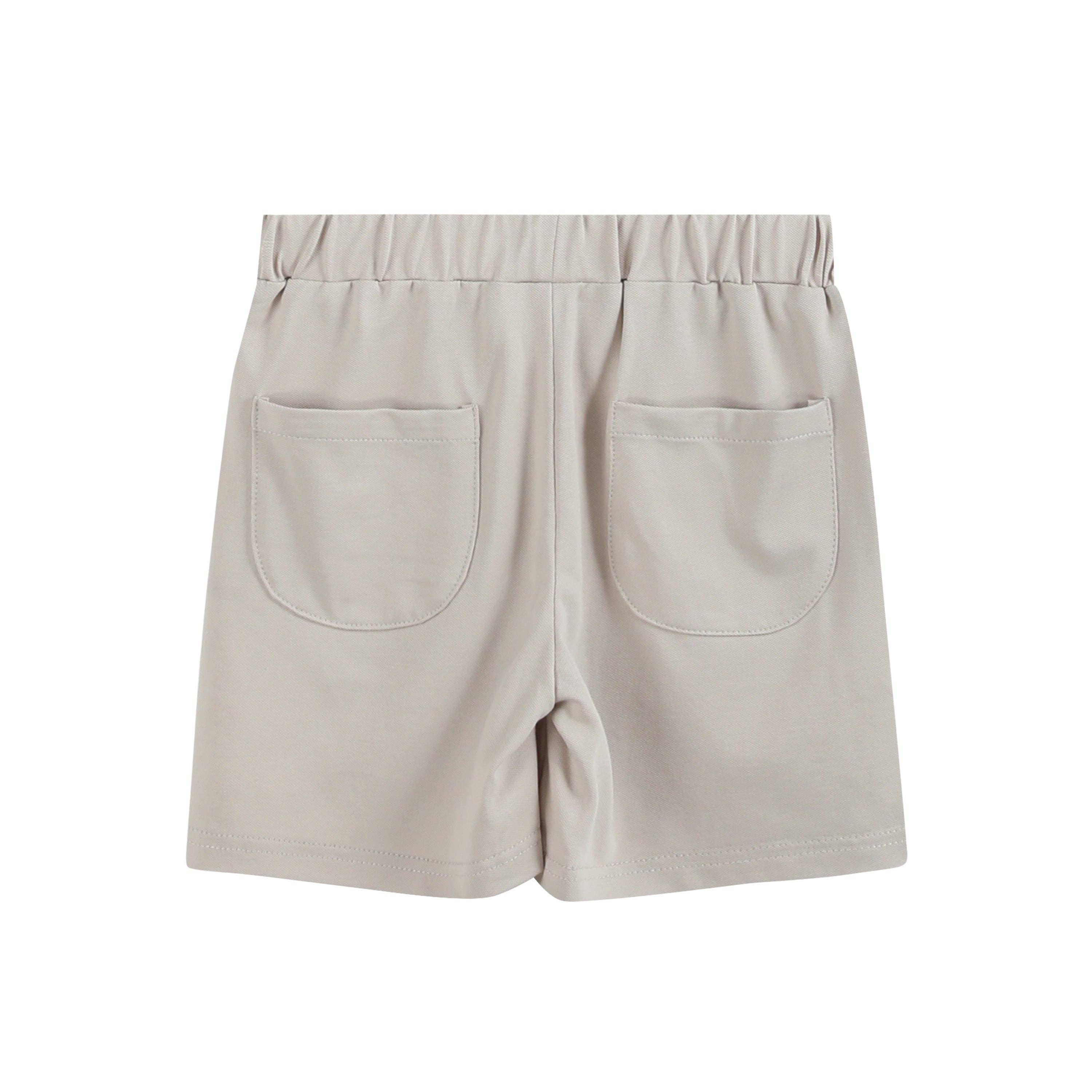 Lil Cactus – wholesale Shorts - Barn – Ljusbrun gräsandshorts för pojkar1