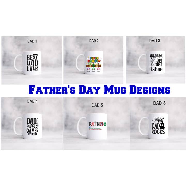 Mok ontwerpen voor Vaderdag voor wholesale door UNIQUE CREATION 4U, LLC