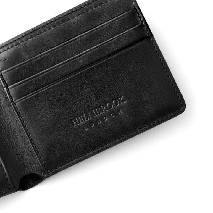 HELMBROOK London - Wholesale Wallet - Men's - Eldridge Handcrafted Leather Bifold Wallet Slim