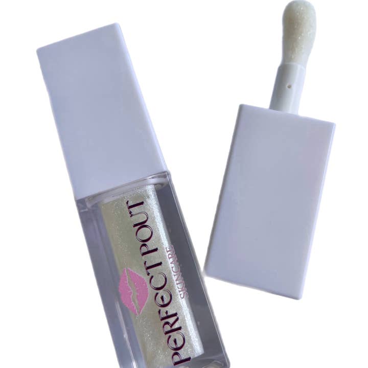 Perfect Pout Skincare – Gloss labial por atacado – Diamond Dust Natural Arnica Brilho Labial0