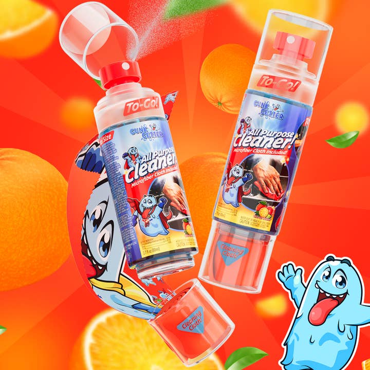 Gunk Getter APC Travel Spray w/Cloth - Citrus for wholesale by Peer Basics