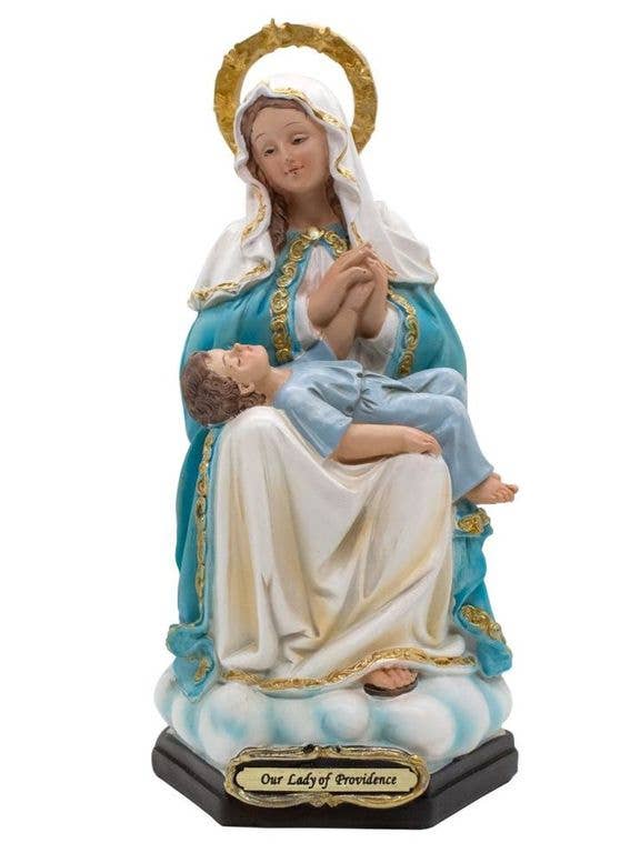 Notre-Dame de la Divine Providence 8" pour la vente par Village Gift Importers