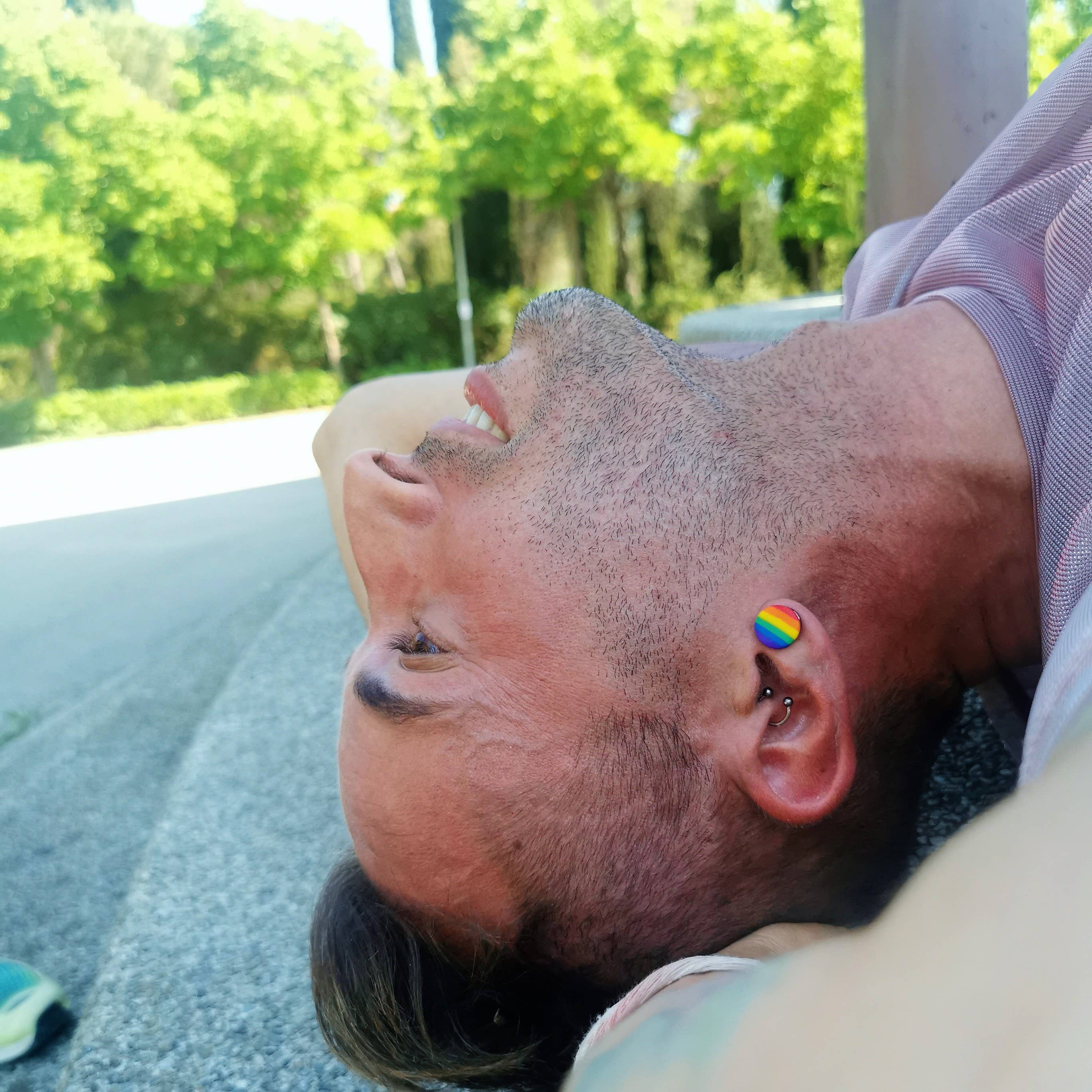 PASTACUITA - Wholesale Knopjes/oorstekers - LGBTI-Rainbow oorbellen6