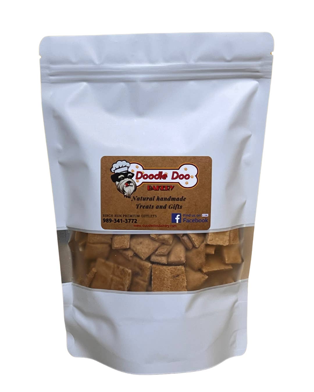 Doodle Doo Bakery - Wholesale Pet treats – Dog - Homemade Dog Treats - Bacon Cheddar Bits 1/2 lb