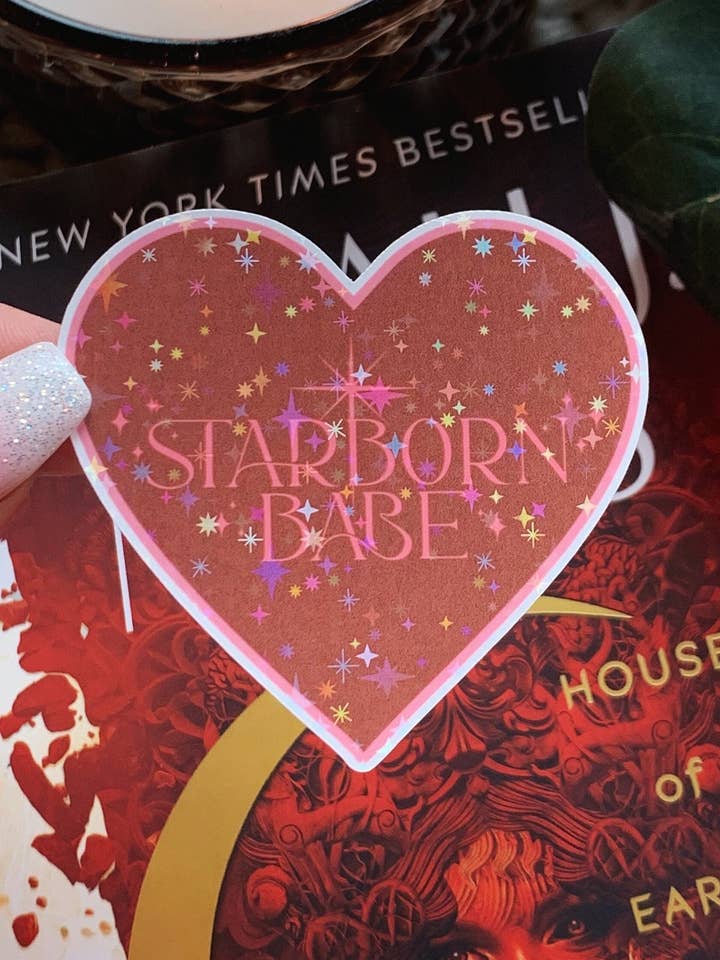 Starborn klistermärke/Crescent City/Sarah J Maas för wholesale av Shadowbound Spines LLC