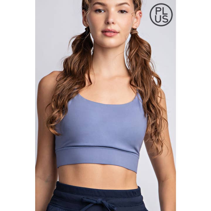 Rae Mode - Wholesale Sports Bra - Women's - PLUS SIZE BUTTER SPORTS BRA WITH ADJUSTABLE STRAP28